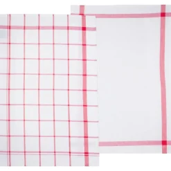 Lot de 2 torchons coton