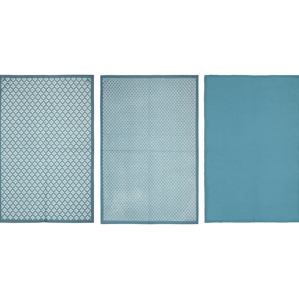 Lot de 3 torchons coton