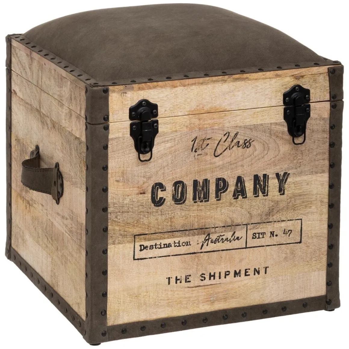 Malle pouf "Colonial"