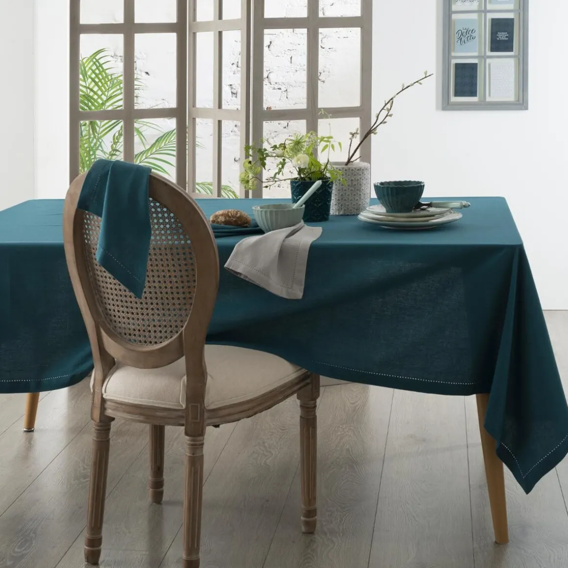 Nappe "Jane", coton chambray