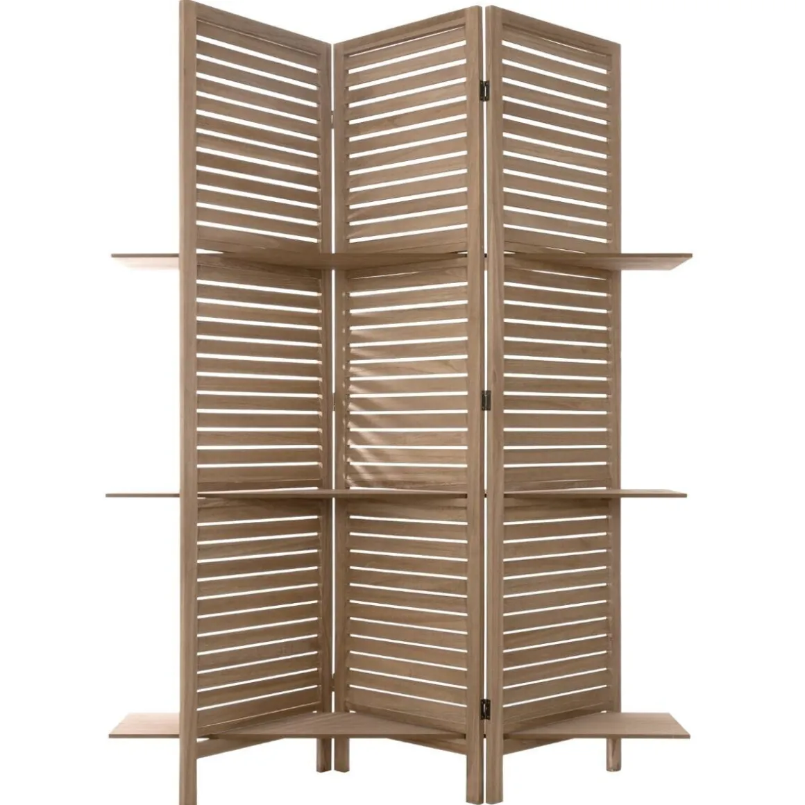 Paravent 3 étagères