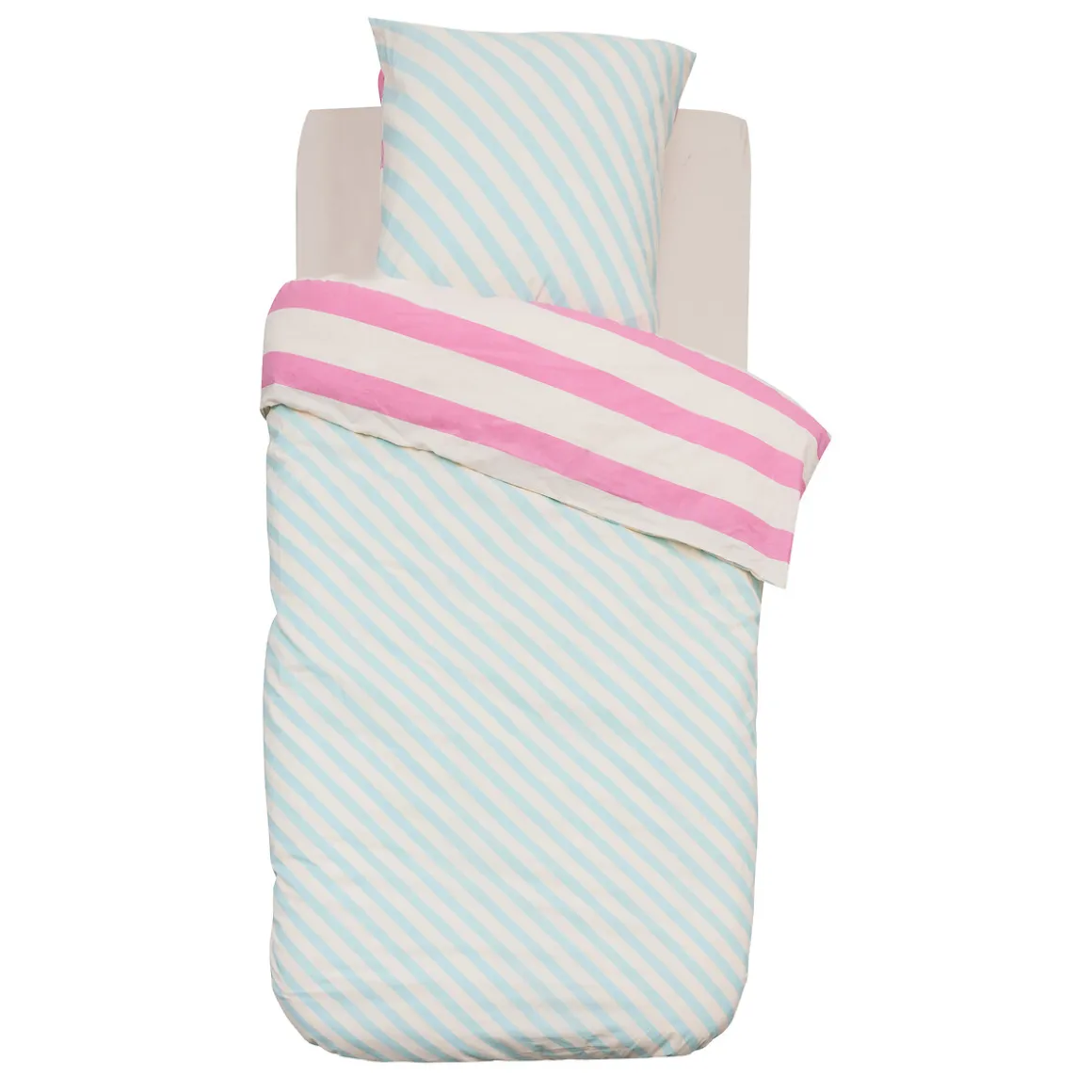 Parure de lit 2 pièces enfant Rayure "Azel"