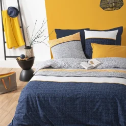 Parure de lit 3 pièces "Etnik rayé"