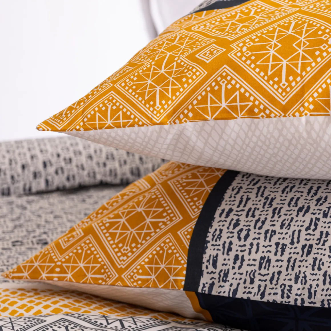 Parure de lit 3 pièces "Etnik rayé"