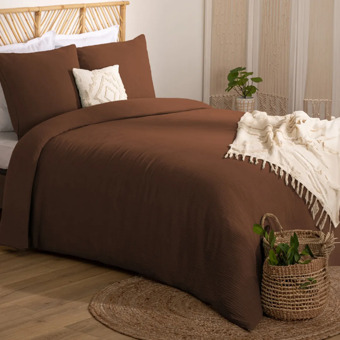 Parure de lit 3 pièces "Flora"