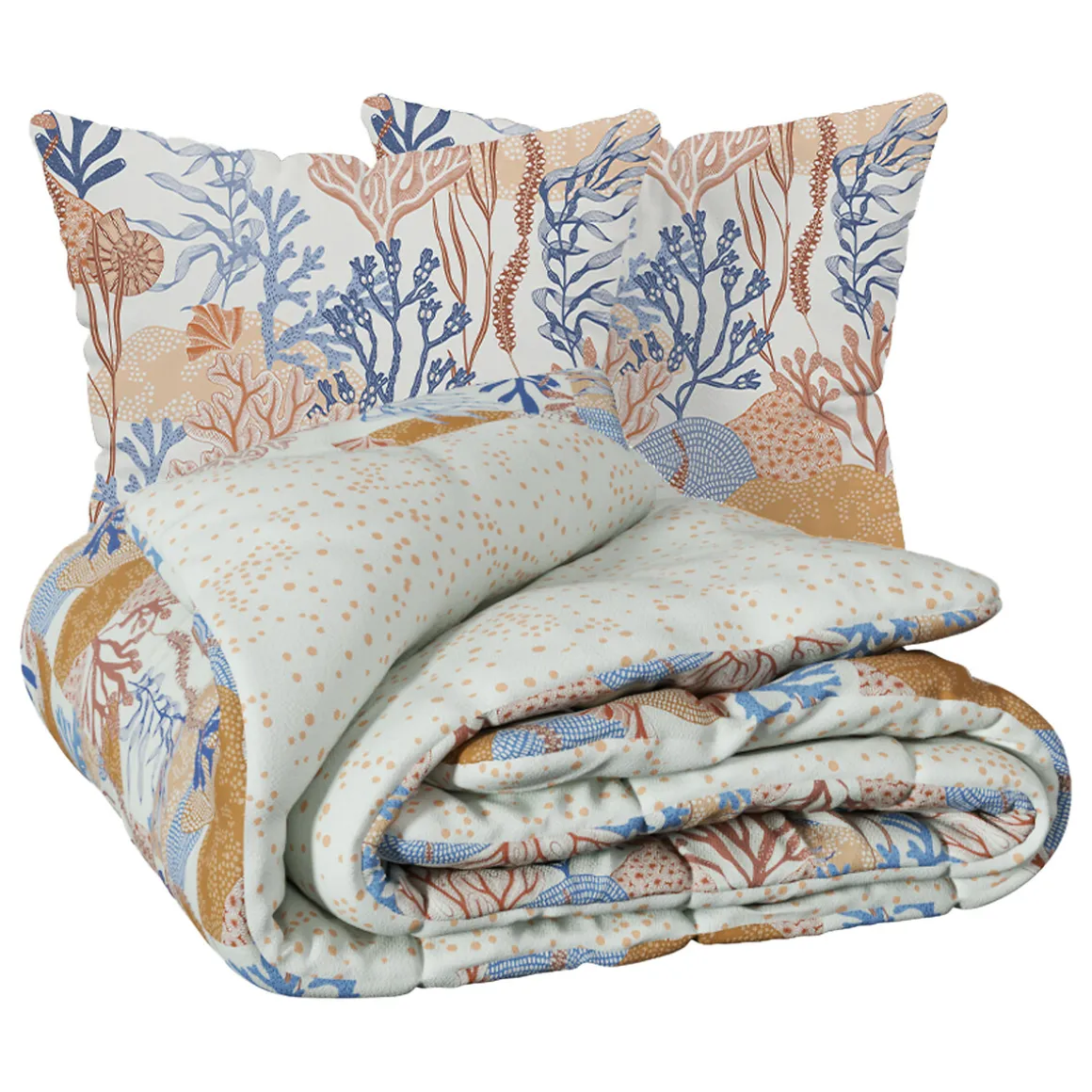 Parure de lit imprimée "Azura"