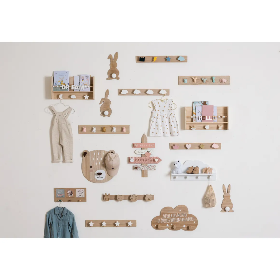 Patère enfant "Nuage"