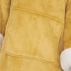 Plaid à manches capuche