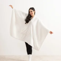 Plaid à manches fourrure "Aksel"