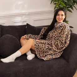 Plaid à manches "Hoodie"