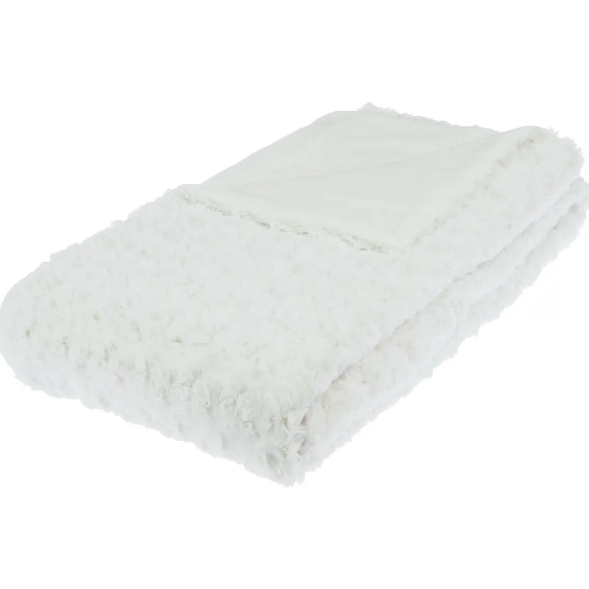 Plaid "Bouclette" fausse fourrure