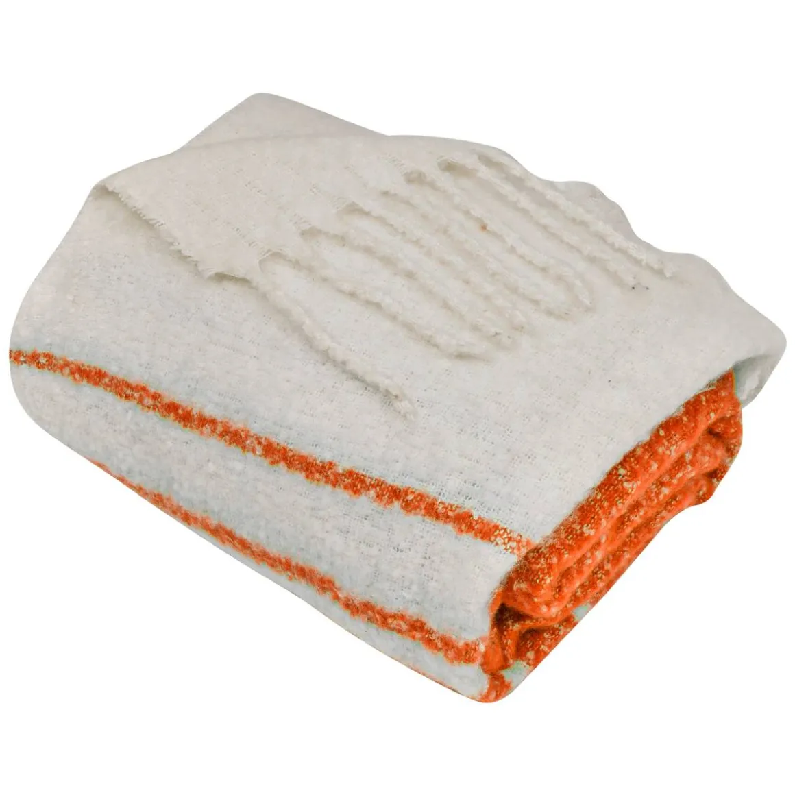 Plaid effet mohair "Flow"