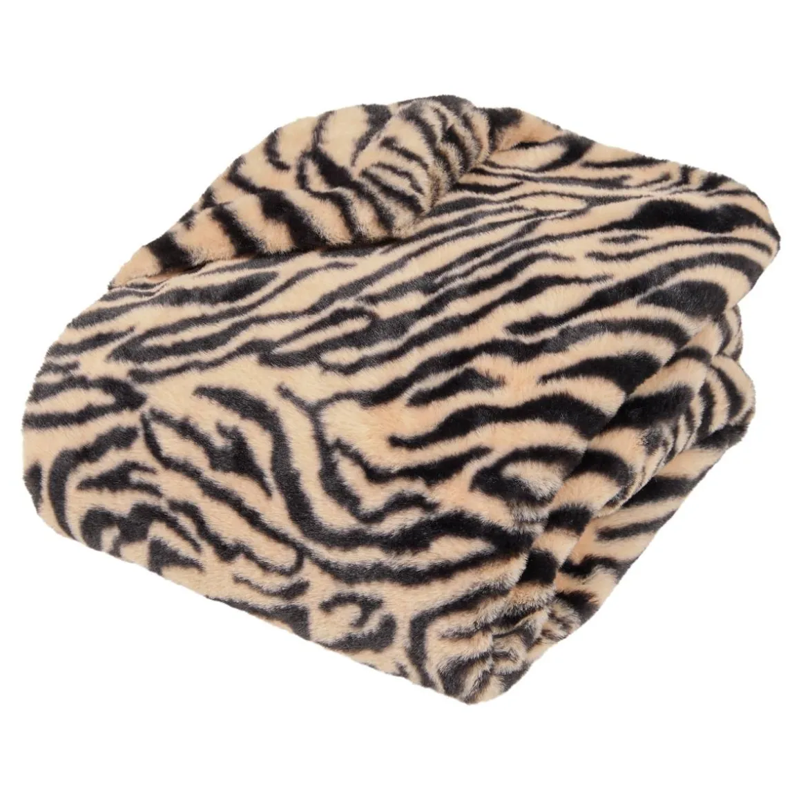 Plaid fausse fourrure imprimé "Orana"