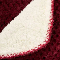 Plaid flanelle effet sherpa "Lyno"