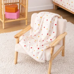 Plaid flanelle enfant "Amour"