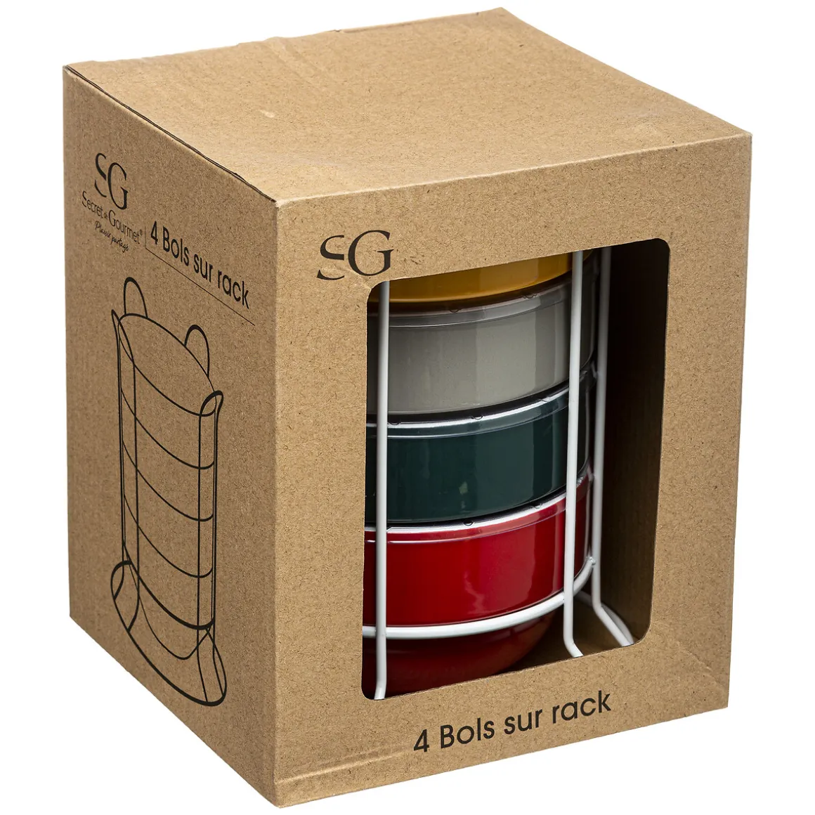 Rack 4 bols "Colorama"