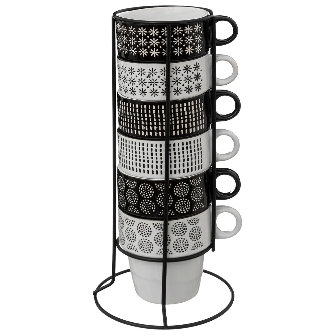 Rack 6 mugs "Ethnik"