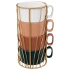 Rack 4 mugs "Le Collectionneur"