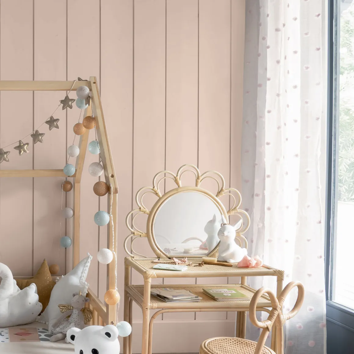 Rideau enfant "Pompoms"