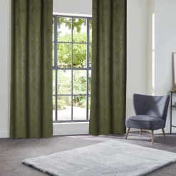 Rideau occultant effet velours "Fujo"