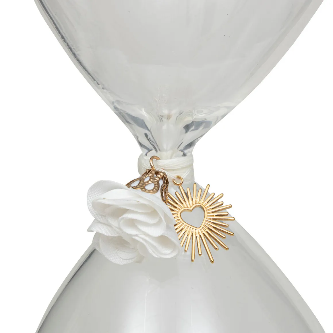 Sablier en verre "Floral"