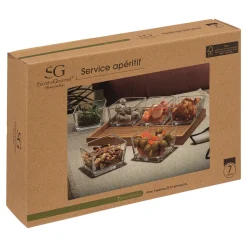 Service apéritif 7 pièces