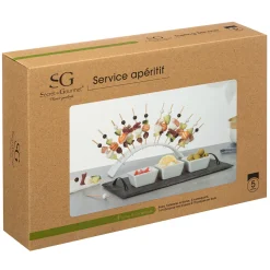 Set apéritif arc 5 pièces