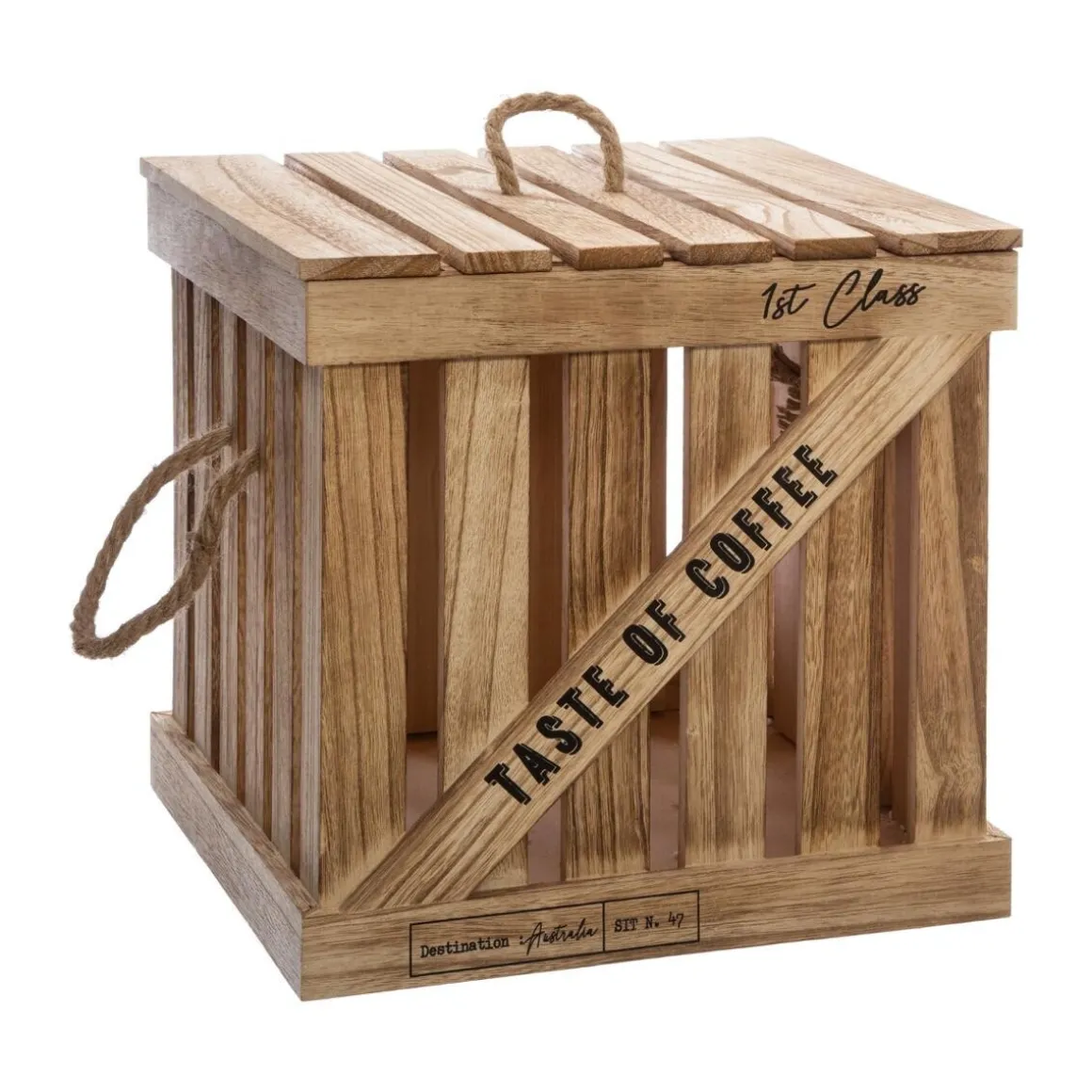 Set de 3 boîtes cagettes "Colonial"