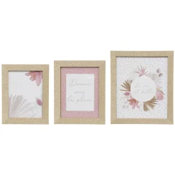 Set de 3 cadres photos enfant