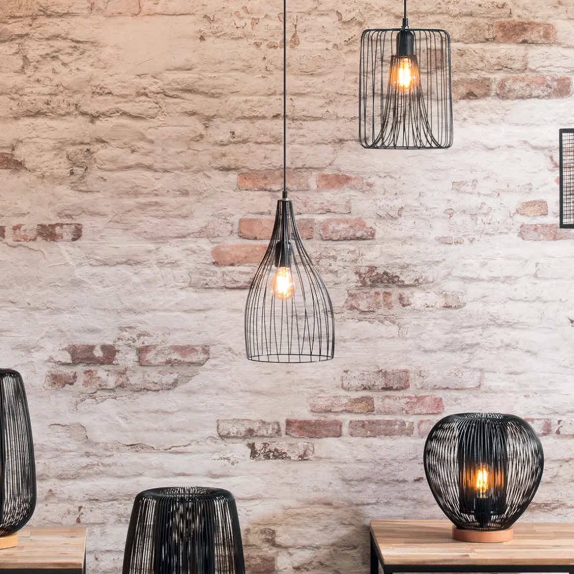 Suspension filaire "Rita"