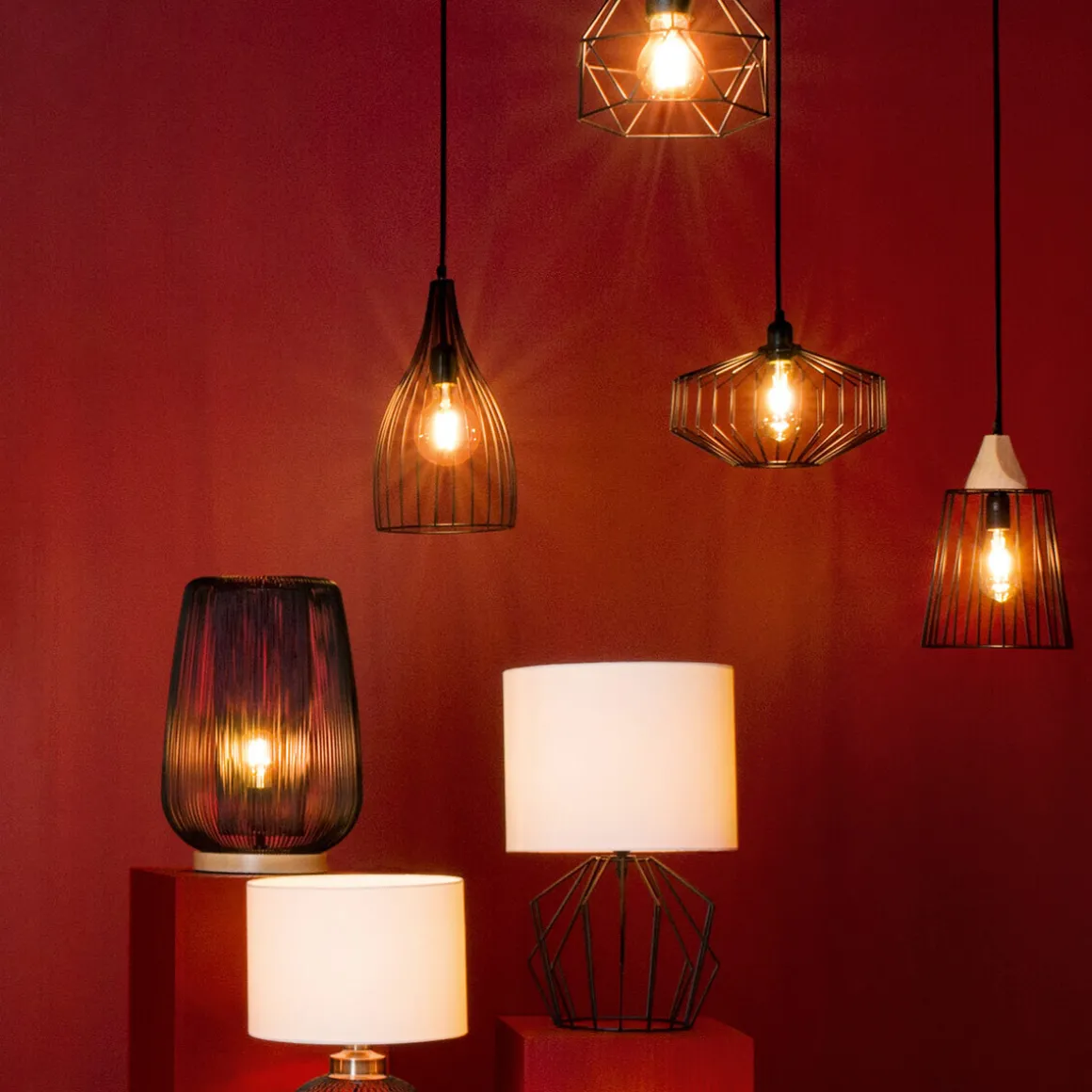 Suspension filaire "Rita"