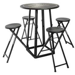 Table 4 chaises d'extérieur