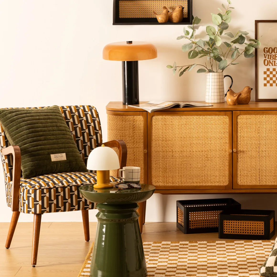 Table d'appoint totem "Jaya"