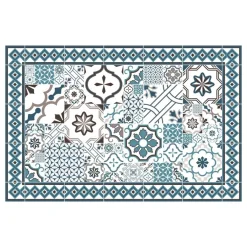 Tapis vinyle mosaïque