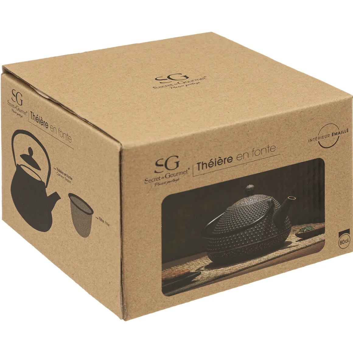 Théière en fonte "Terre d'Oasis"