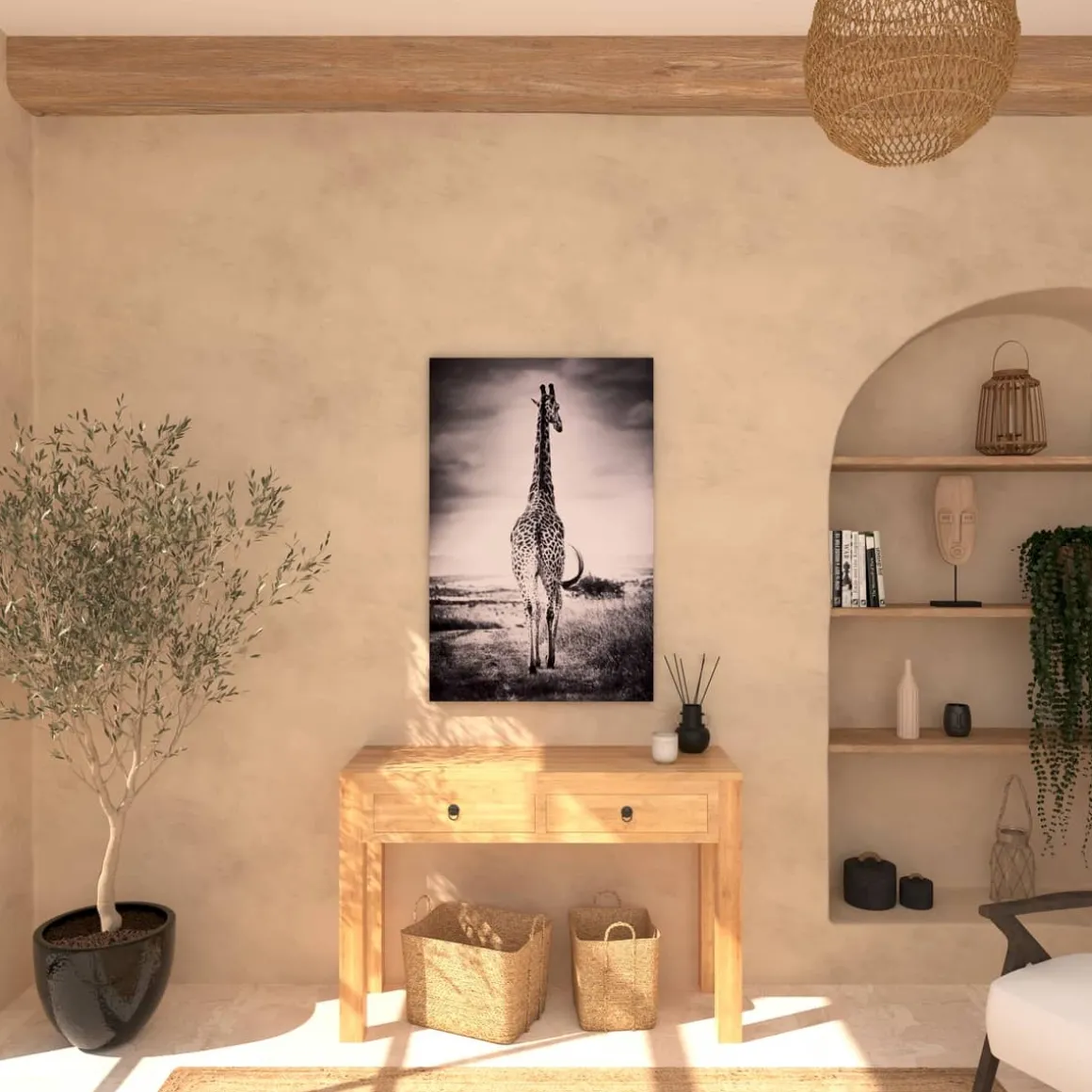 Toile encadrée "Animaux"