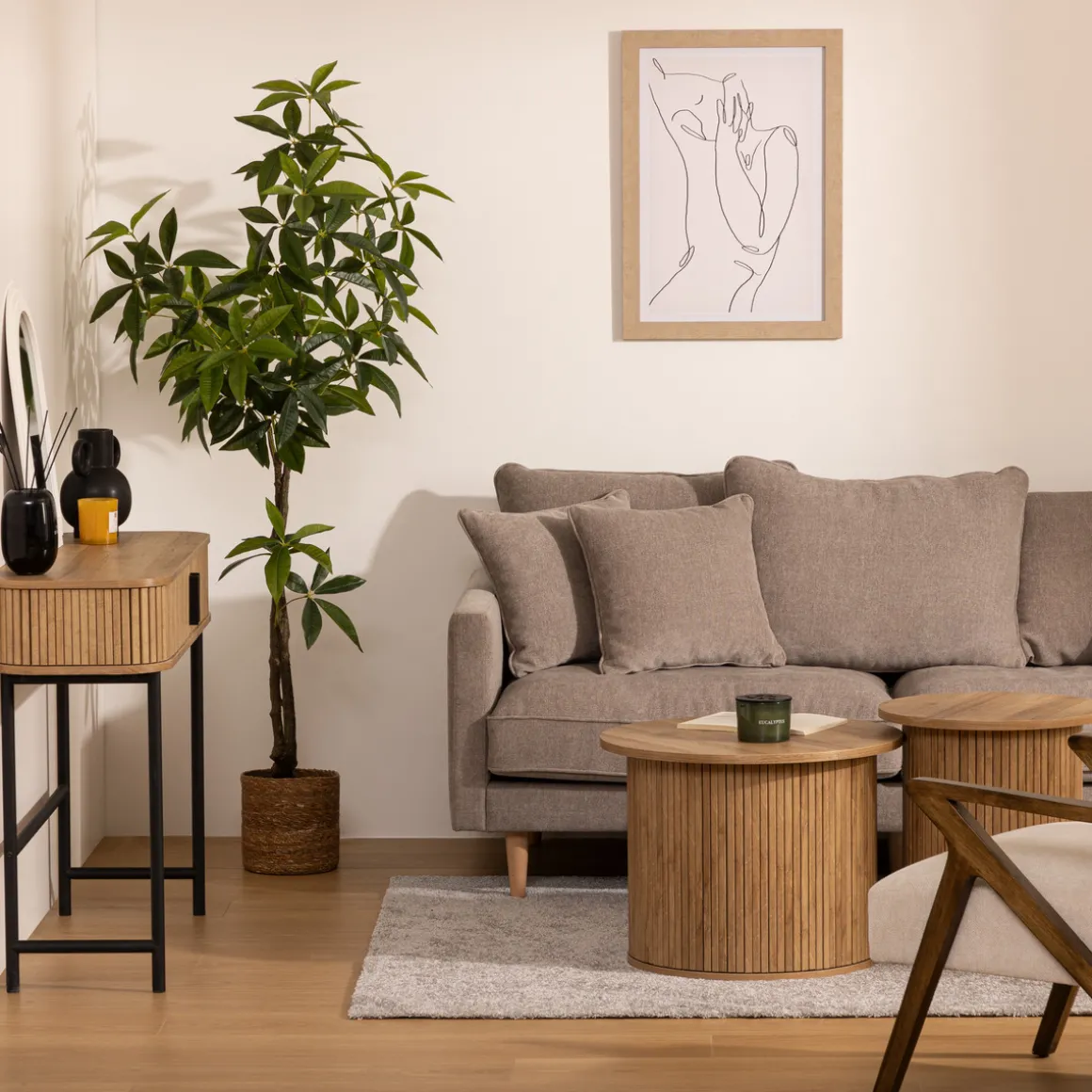 Toile encadrée "Visage"