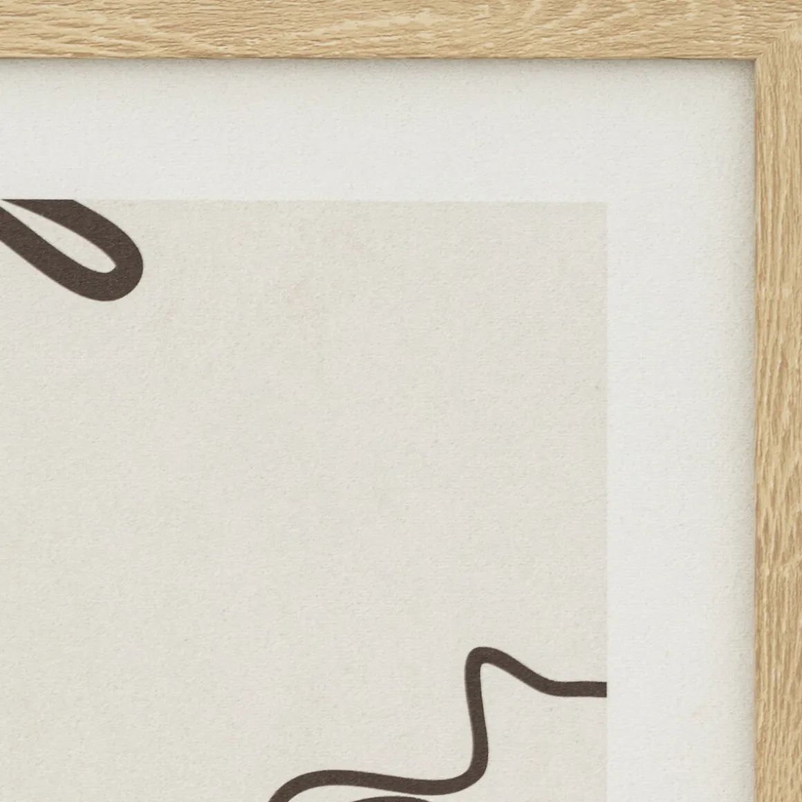 Toile imprimée encadrée "Coralie"