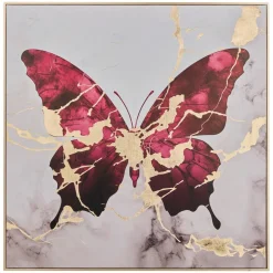 Toile imprimée encadrée "Hilo"