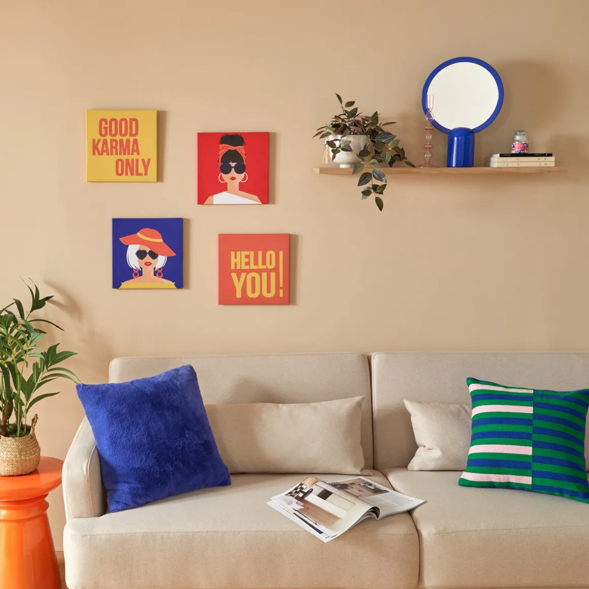 Toile imprimée "Natty"