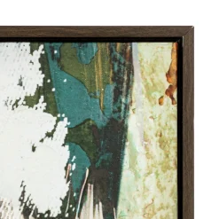 Toile peinte encadrée