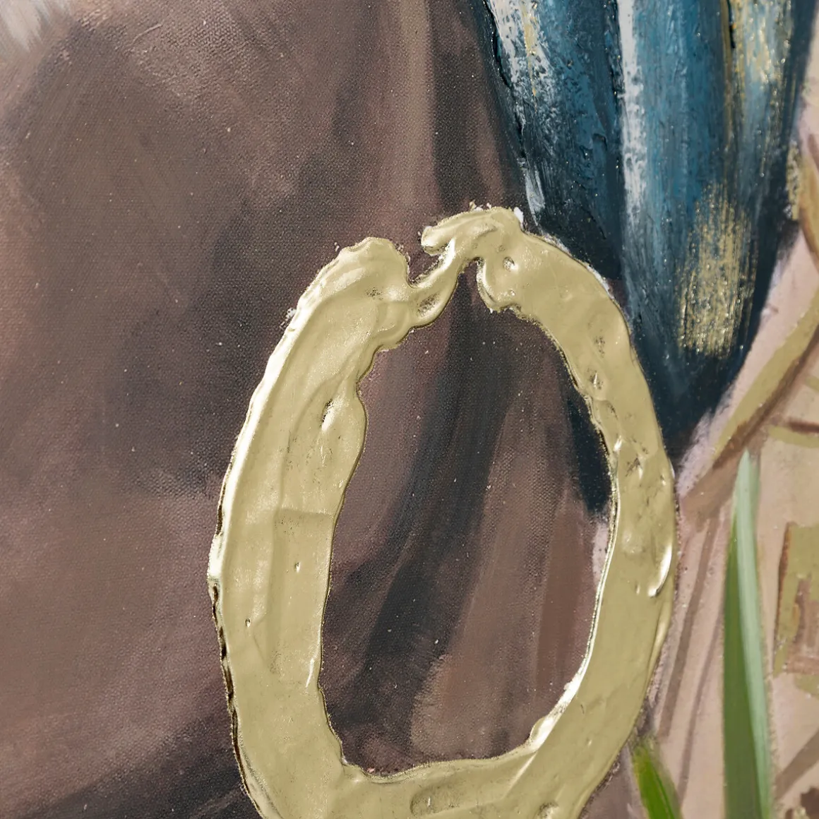 Toile peinte encadrée "Macarena"