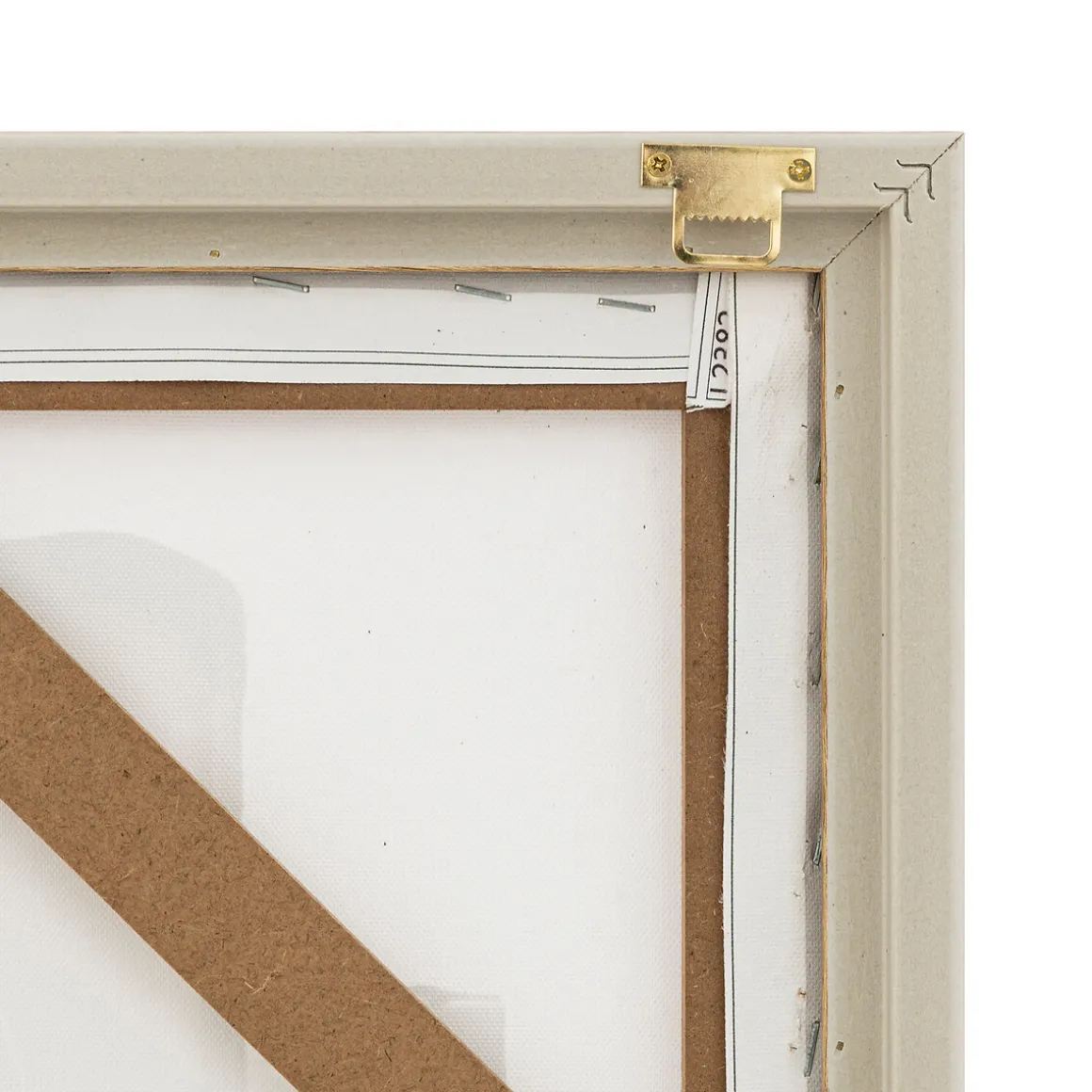 Toile peinte encadrée "Mahala"