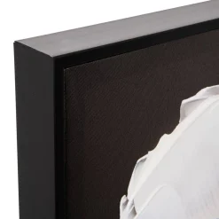 Toile peinte encadrée "Mao"