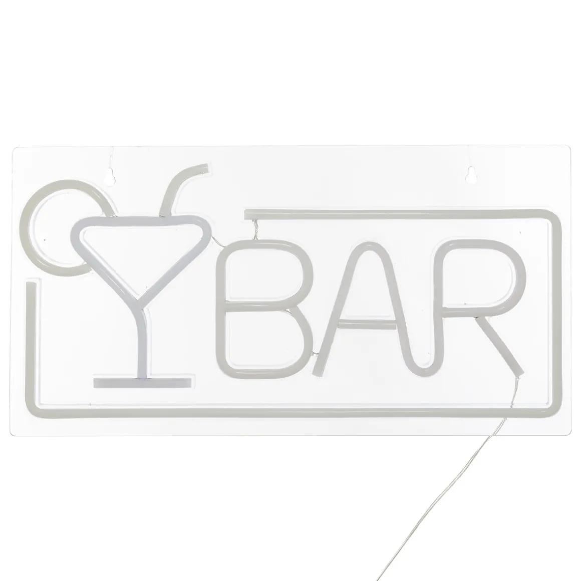 Tube néon mural LED "Bar"