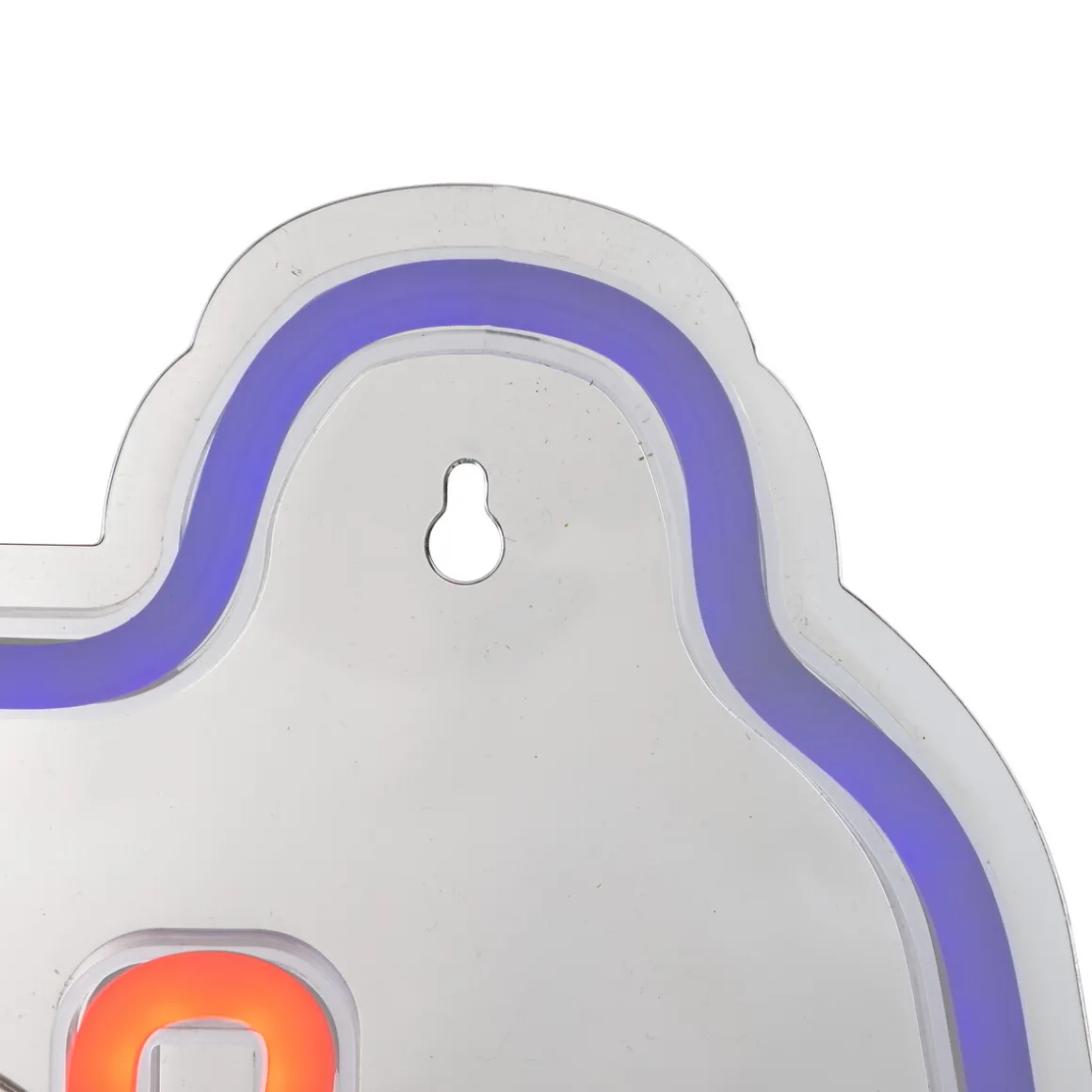 Tube néon mural LED "Manette"