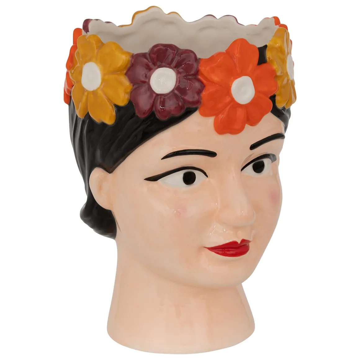 Vase tête de femme "Yuca"